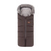 PETITE&MARS Set zimní fusak Arctic 4v1 + rukavice na kočárek Furry Rich Brown