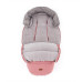 PETITE&MARS Set zimní fusak Comfy 4v1 + rukavice na kočárek Furry Old Rose