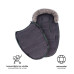 PETITE&MARS Set zimní fusak Comfy 4v1 + rukavice na kočárek Furry Old Rose