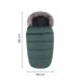 PETITE&MARS Set zimní fusak Comfy 4v1 + rukavice na kočárek Furry Rich Brown