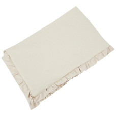 EKO Mantinel do postýlky bavlněný s volánkem Light Beige 360cm