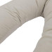 EKO Polštář ke kojení bavlněný Velvet Light Beige 180cm EKO Polštář ke kojení bavlněný Velvet Light Beige 180cm