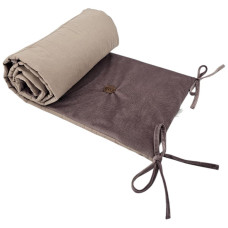 EKO Mantinel do postýlky bavlněný Velvet Dark Pink 360cm