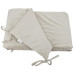 EKO Mantinel do postýlky bavlněný Velvet Light Beige 180cm