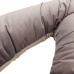 EKO Polštář ke kojení bavlněný Velvet Dark Pink 180cm