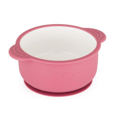 PETITE&MARS Miska keramická se silikonovým obalem Candy Pink