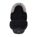 PETITE&MARS Set zimní fusak Comfy 4v1 + rukavice na kočárek Fjora Forever Black PETITE&MARS Set zimní fusak Comfy 4v1 + rukavice na kočárek Fjora Forever Black