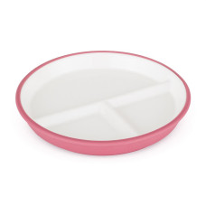 PETITE&MARS Talíř keramický se silikonovým obalem Candy Pink