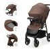 KINDERKRAFT Kočárek sportovní Trig 3 Tray Velvet Mocca KINDERKRAFT Kočárek sportovní Trig 3 Tray Velvet Mocca
