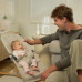KINDERKRAFT Lehátko houpací Mimi Beige wood, do 9 kg