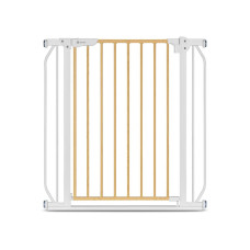 LIONELO Dětská zábrana Truus Slim White Natural 75-105 cm