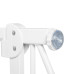 LIONELO Dětská zábrana Truus Slim White Natural 75-105 cm LIONELO Dětská zábrana Truus Slim White Natural 75-105 cm
