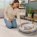 INGENUITY Lehátko s houpáním a vibrací Bounce & Sway – Pebble Shore™, 0m+