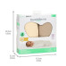 INGENUITY Zavinovačky SwaddleMe™ Ulitka mušelín 1 TOG 0-3m Cream/Cashew, 2 ks