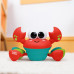 BRIGHT STARTS Hračka hudební a multisenzorická Rockin' Crawling Crab™ - Red, 6m+ BRIGHT STARTS Hračka hudební a multisenzorická Rockin' Crawling Crab™ - Red, 6m+