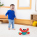 BRIGHT STARTS Hračka hudební a multisenzorická Rockin' Crawling Crab™ - Red, 6m+ BRIGHT STARTS Hračka hudební a multisenzorická Rockin' Crawling Crab™ - Red, 6m+