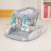 BRIGHT STARTS Křesílko učicí s hračkami připravené na cestování Learn-to-Sit™ Grey, 4m+ BRIGHT STARTS Křesílko učicí s hračkami připravené na cestování Learn-to-Sit™ Grey, 4m+