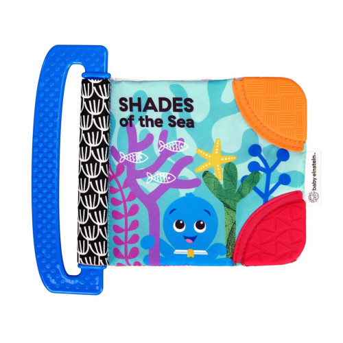 BABY EINSTEIN Knížka měkká s kousátky a texturami Shades of the Sea™, 0m+ BABY EINSTEIN Knížka měkká s kousátky a texturami Shades of the Sea™, 0m+