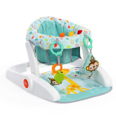 BRIGHT STARTS Křesílko učicí s hračkami připravené na cestování Learn-to-Sit™, 4m+