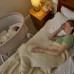 INGENUITY Zavinovačka bavlněná SwaddleMe™ 1 TOG pro zavinutí a klidný spánek, Ivory, 0-2 m INGENUITY Zavinovačka bavlněná SwaddleMe™ 1 TOG pro zavinutí a klidný spánek, Ivory, 0-2 m
