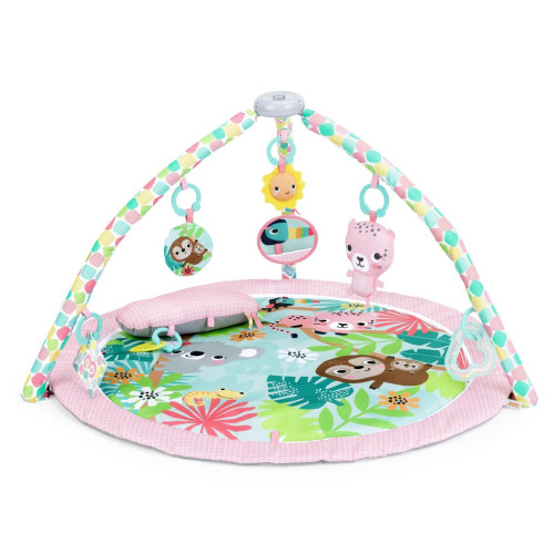 BRIGHT STARTS Deka na hraní pro rozvoj motoriky a smyslů POP 'N Wiggle Rosy Rainforest™, 0m+ BRIGHT STARTS Deka na hraní pro rozvoj motoriky a smyslů POP 'N Wiggle Rosy Rainforest™, 0m+