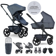 EASYWALKER Set XXL kočárek kombinovaný Harvey NXT s příslušenstvím Deep Blue