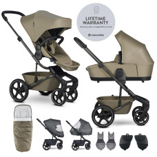 EASYWALKER Set XXL kočárek kombinovaný Harvey NXT s příslušenstvím Moss Green