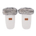 PETITE&MARS Set zimní fusak Arctic 4v1 + rukavice na kočárek Fjora Champagne Shower