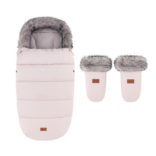 PETITE&MARS Set zimní fusak Comfy 4v1 + rukavice na kočárek Fjora Rose Petal PETITE&MARS Set zimní fusak Comfy 4v1 + rukavice na kočárek Fjora Rose Petal