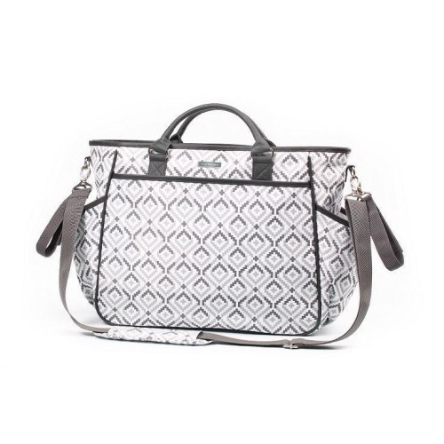 BABYONO Taška přebalovací Chic šedá BABYONO Taška přebalovací Chic šedá