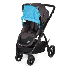 G-MINI Clona sluneční do kočárku modrá potisk UNI