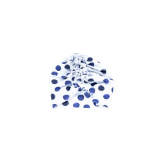 enie baby Turban - dětská čepice 3-6m Blue circle