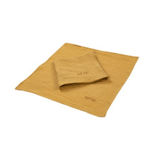enie baby Mušelínové plenky 30x30cm karamelové - 2ks