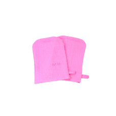 enie baby Mušelínové žinky růžové Bubblegum - 2ka