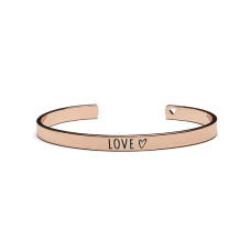 Proud MaMa Náramek Bangle LOVE růžový 513