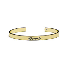 Proud MaMa Náramek Bangle Dreams v barvě zlaté 517