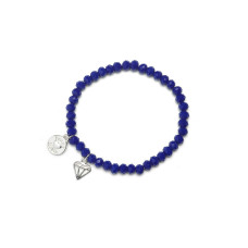 Proud MaMa Náramek Charm diamand modrý 417