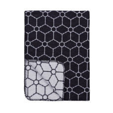 Meyco Deka z bio bavlny Honeycomb tmavě modrá 75x100 cm