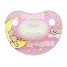 bibi anatomický dudlík 0-6m svítící růžový