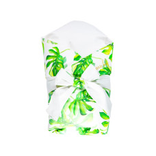 enie baby Péřová zavinovačka SATINE tropical leaves 80x80 cm 