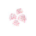 enie baby Turban - dětská čepice 3-6m  Pink Leaves