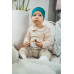 enie baby Dětská čepice BAMBOO 18-24m petrolejová