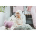 enie baby Dětská čepice 12-16m FLOWERS CREME