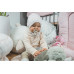 enie baby Dětská čepice zimní 0-3m LITTLE LEAVES