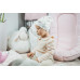 enie baby Dětská čepice 3-6m FLOWERS CREME