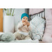 enie baby Dětská čepice BAMBOO 18-24m petrolejová
