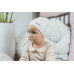 enie baby Dětská čepice 6-9m DOTS CREME