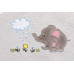Fillikid Osuška s kapucí elephant grey 75x75 cm