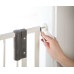 Geuther Zábrana do dveří Easylock Plus 84.5 - 92.5 cm, kovová, white