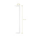 Geuther Prodloužení pro Easylock Plus a Easylock Wood Plus 8 cm, kovové, white Geuther Prodloužení pro Easylock Plus a Easylock Wood Plus 8 cm, kovové, white